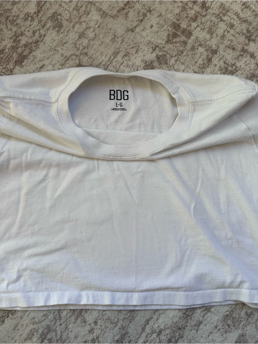 BDG White Crew Neck l T-Shirt